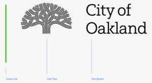 Close Up Example Of The City Of Oakland Logo - Oakland Department Of Transportation #1427423