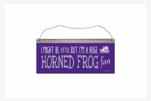 Tcu I Might Be Little Tin Sign - Michigan State Spartans I Might Be Little Sign #1428092
