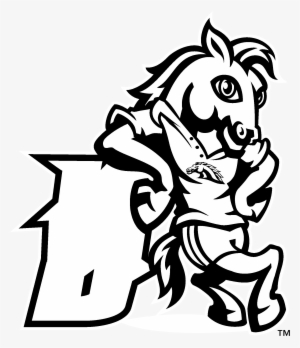 Jpg Free Library Bronco Drawing Black And White - Western Michigan University #1428239