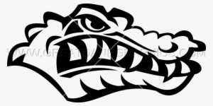 Gator Svg Black And White - Alligator Head Svg #1429021