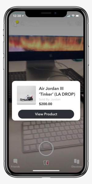 Ds Nike Iphonex Mock - Air Jordan Snapchat Release #1429709