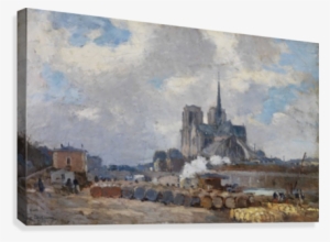 Notre Dame De Paris Canvas Print - Left Bank Dream [book] #1430102