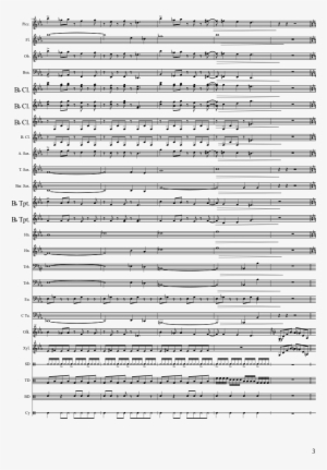 Attack On Titan Sheet Music 3 Of 23 Pages - Attack On Titan Op 1 French Horn #1430445