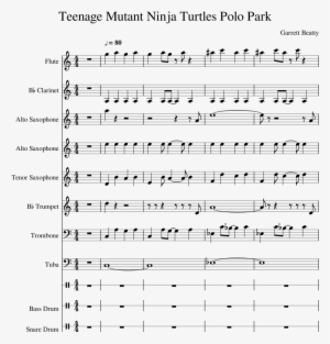 Teenage Mutant Ninja Turtles Polo Park Sheet Music - Music #1430733