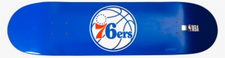 Officially Licensed Nba® Skateboard Deck - Fathead Philadelphia 76ers Logo Wall Graphic #1431241