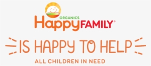 At Happy Family, Happiness Is At The Heart Of Everything - Happy Baby Food Logo #1431377