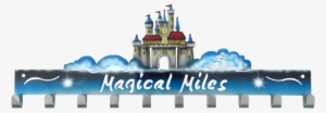 Disney Magical Miles Castle 10 Hook Custom Painted - Rundisney #1433482