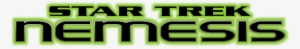 2002 - Star Trek Nemesis Logo #1434331