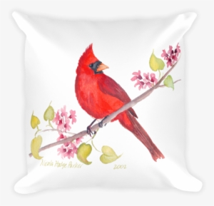 Cardinal Pillow 18"x18" - Canvas #1434663