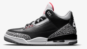 2018black / Fire Red Cement Grey - Black C Man 3 #1435025