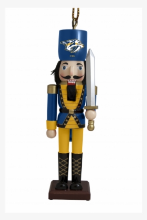 Nashville Predators Nutcracker Ornament - Pittsburgh Steelers 4" Nutcracker Ornament #1435415