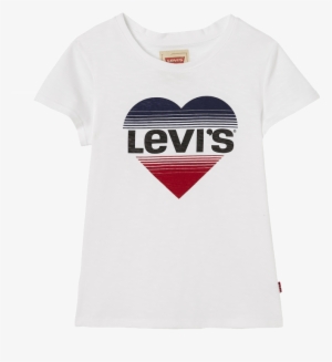 Levi's Kids Ss Tee Bisou Levi's Heart - Levi's T Shirt Kids #1435579