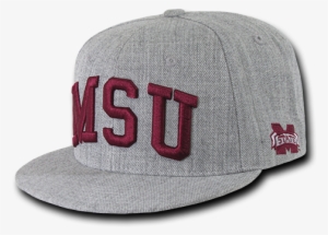 Ncaa Msu Mississippi State U Bulldogs Game Day Snapback - W Republic Apparel Game Day Fitted, Style 603, Gray #1435861