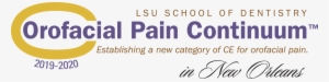 2018-2019 Lsuorofacial Pain Continuum - Education #1436187