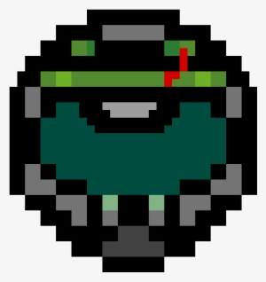 The Doom Slayer - Sharingan Pixel Art #1437520