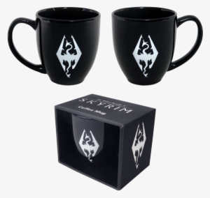 Skyrim Mug Dragon Symbol - Official Skyrim Mug #1437736