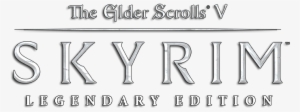 Skyrim Logo Png - Elder Scrolls V Skyrim Legendary Edition Logo Png #1438221