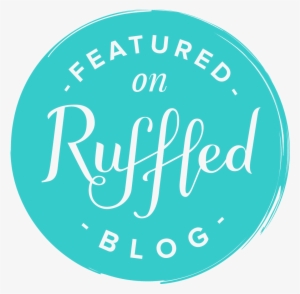 Wedding Featured On Style Me Pretty - Ruffled Blog Logo #1439132
