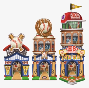 Business Baseball Shop Level 1to3 - Cartoon #1439345