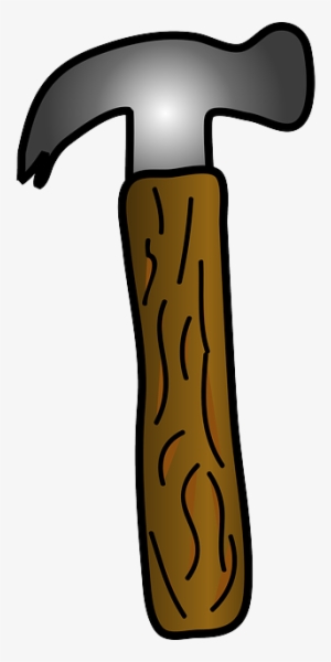 Hammer Character Clip Art Royalty Clipart Vector Cartoon - Cartoon Images Of Hammers #1439678