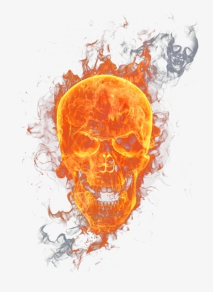 Skull Fire Clipart Skull Flame Combustion - Skull Fire #1439680