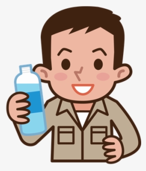 Worker Drinking Water - Drinking Water Clip Art #1439681