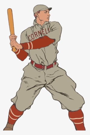 Vintage Baseball Player Report This Vintage Baseball - Vintage Baseball Player Clipart #1439786