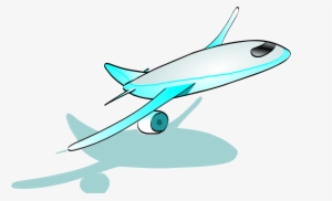 Jet Clipart Airplane Flying - Cartoon Plane Taking Off #1439967