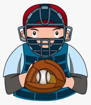 Baseball Player Clipart Catcher #1440012