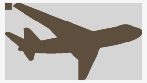 Silhouette Airplane Clipart #1440020