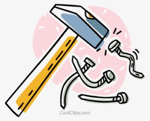 Hammer Und Nagel Clipart - Картинка Молоток И Гвозди #1440052