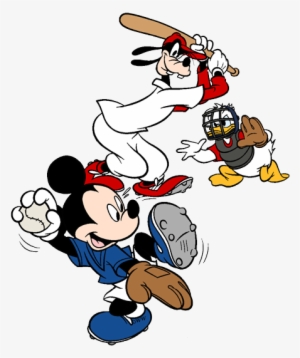 Disney Baseball Clip Art - Mickey Mouse Baseball #1440101
