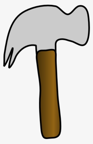 This Free Clipart Png Design Of Light Gray Hammer Clipart #1440410