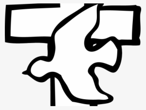 Red Cross Clipart Black And White - Baptism Clipart Black And White #1440680