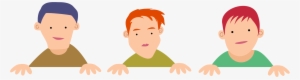 This Free Icons Png Design Of Three Boys #1441508