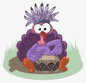 Turkey Clipart Purple - Turkey Drum #1441660