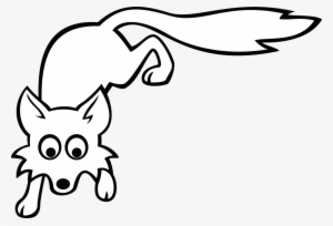 Outline Clipartblack Com Animal - Clip Art Fox Black And White #1442244