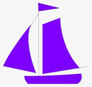 Boat Clipart Purple - Boat Clip Art #1442372