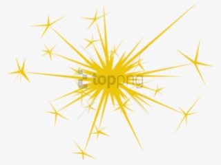 Fireworks Clipart Gold - Sparkle Clip Art #1442606