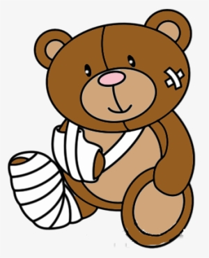 Teddy Bear Clipart Sick - Sick Teddy Bear Clipart #1442662