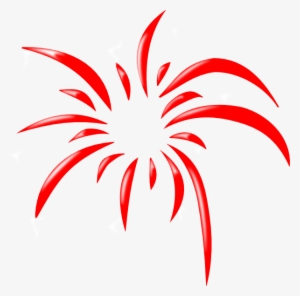 Red Fireworks Clip Art #1442754