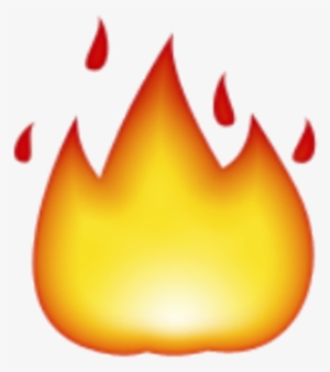 Flame Clipart Emoji - Fire Emoji Png #1442885
