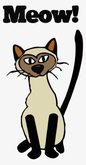 Meow Cat Clipart Png Clipartlyclipartly - Cat Meow Clipart #1442965