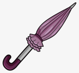 Umbrella Clipart Folded - Closed Umbrella Clipart #1442966