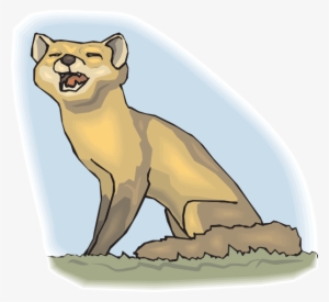 Fox Clipart Red Fox Cougar Clip Art - Fox Howling Clipart #1442997
