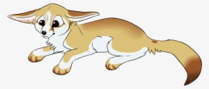 Fennec Fox Clipart Cartoon Pencil And In Color Fennec - Fennec Fox Furry Drawing #1443002