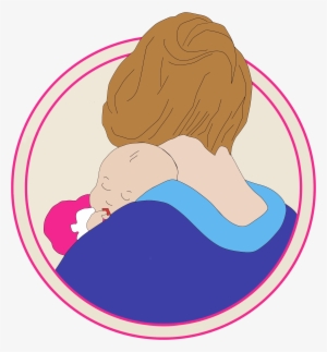 Clipart Mother Vintage Big Image Png - Mother And Baby Png #1443041