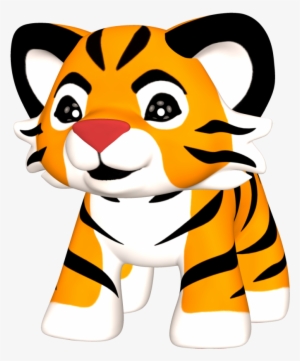 Baby Tiger Clipart Png - Clip Art #1443531