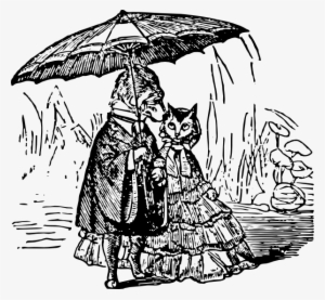 Dog Cat Umbrella Svg Clip Arts 600 X 554 Px #1443698