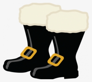 Boots Coloring Page Best And Popular Santas - Santa Claus Boots Clipart #1443735